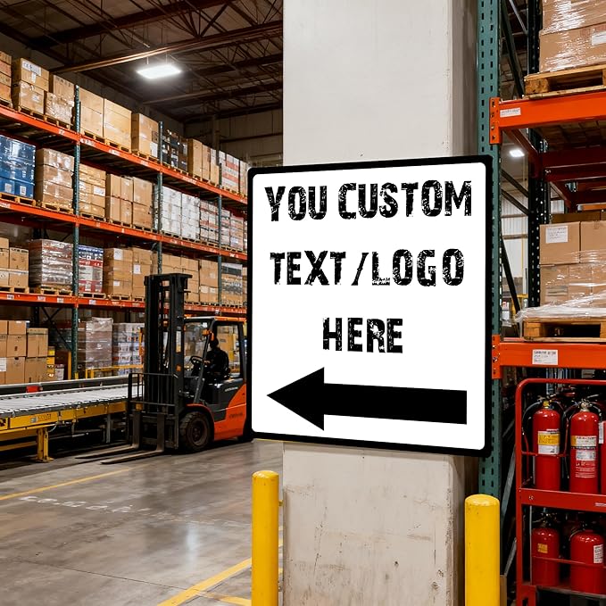 Custom Square Road Arrow Signs - 36 * 36 inches - Highly reflective, suitable for municipal roads and construction sites