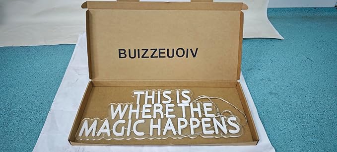 BUIZZEUOIV Custom Neon Sign, Neon Name Sign Personalized for Wall Decor, Light up Neon Name Sign Customizable for Wedding Bar Birthday Party Gift