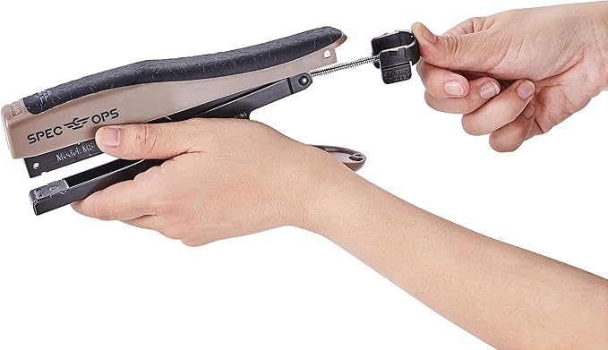 Spec Ops Tools Heavy Duty 45 Sheet Plier Stapler, Comfort Grip, 3% Donated to Veterans