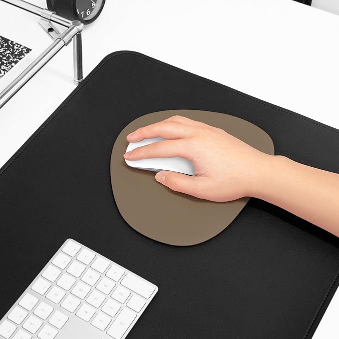 GREEDY FARMERS Mouse pad, Non-Slip Washable Waterproof Computer Mouse pad (Cocoa Taupe)