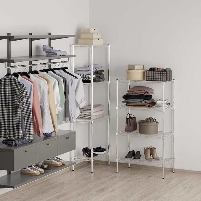 Regal Altair 18" Deep x 30" Wide x 54" Height Wire Shelving Kit | 4-Tier | NSF Commercial Storage Rack Unit