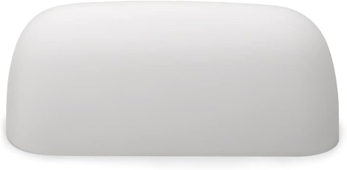 Newrays Glass Bankers Lamp Shade Cover Replacement,L8.85 W5.11 (Matte White)