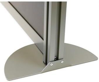NBF Office Partitions - Cubicle Privacy Panel Wall Divider - Modern Room Separator with Quick Assembly - Indoor Laminate Free Standing Portable Room Divider Panel - 52" H x 49" W (Warm Ash)