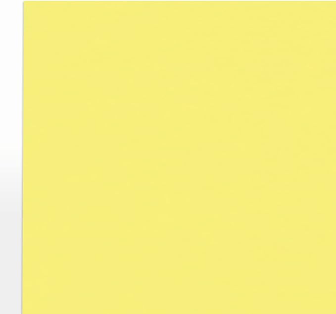 LUXPaper 8.5" x 11" Paper | Letter Size | Pastel Canary Yellow | 60lb. Text | 250 Qty
