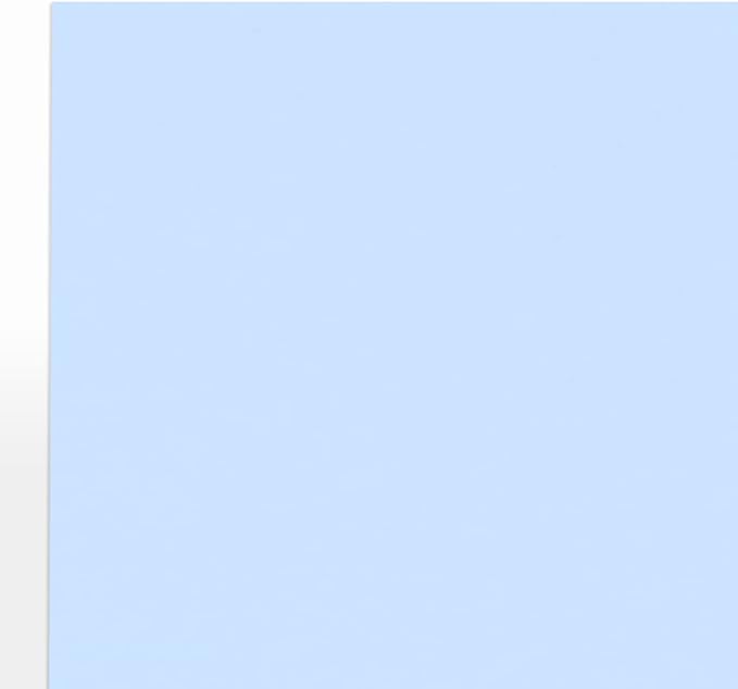 LUXPaper 8.5" x 11" Paper | Letter Size | Baby Blue | 80lb. Text | 50 Qty