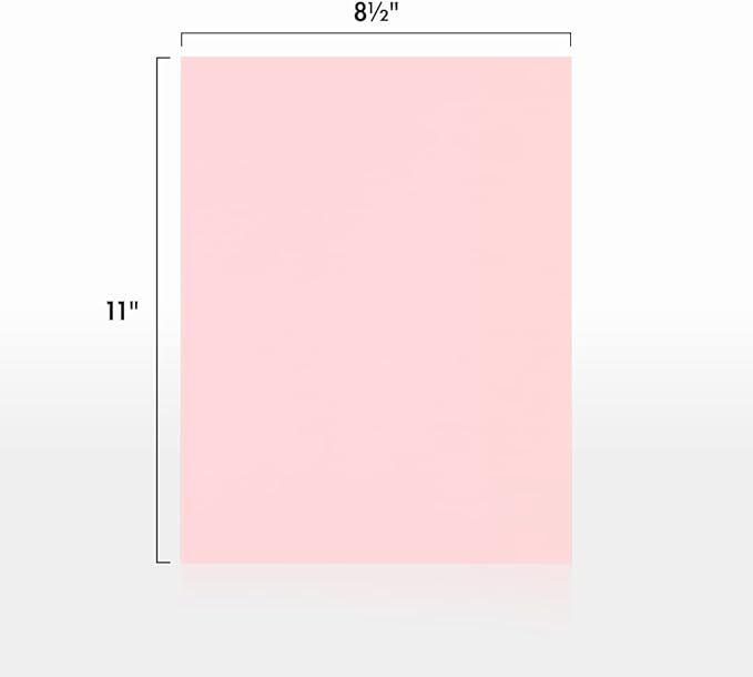 LUXPaper 8.5" x 11" Cardstock | Letter Size | Candy Pink | 100lb. Cover (183lb. Text) | 50 Qty