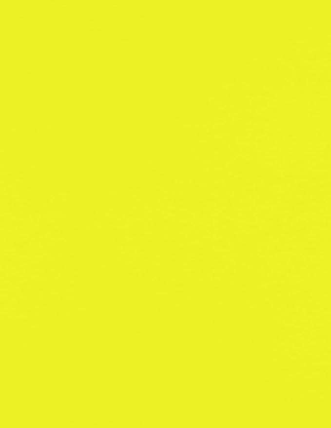 LUXPaper 8.5" x 11" Paper | Letter Size | Citrus Yellow | 80lb. Text | 50 Qty
