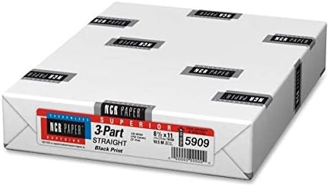 Limited Papers (TM), Carbonless Sheets, Superior, Pre Collated, Multi part, Bond Finish. (3 Part Straight, 8.5 x 11, White/Canary/Pink (5909)., 1 Ream)