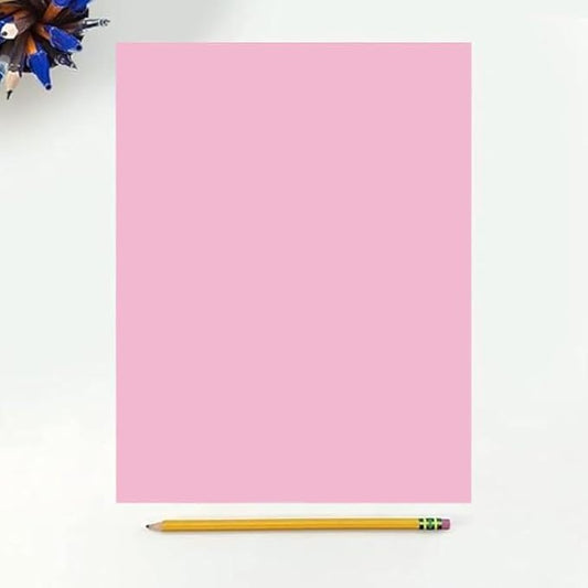Colored Copy Paper, 20LB (75 GSM) 8.5 X 11, 500 Sheets Per Ream (PINK)