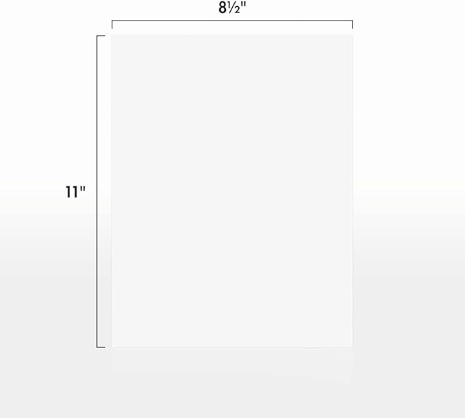 LUXPaper 8.5" x 11" Classic Crest Paper | Letter Size | Brilliant White | 70lb. Text | 500 Qty