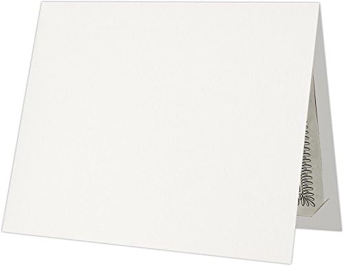 LUXPaper 9.5" x 12" Certificate Holders | White Linen | 100lb. Cover | 250 Qty