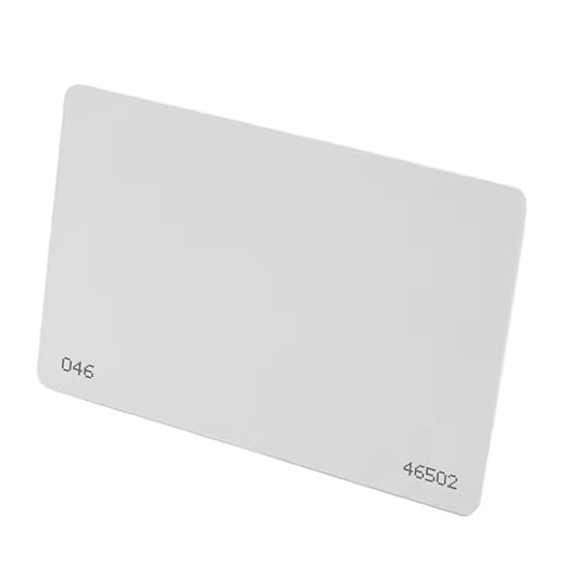 10 pcs 26 Bit Proximity CR80 Cards Weigand Prox Blank Printable Swipe Cards Compatable with ISOProx 1386 1326 H10301 Format Readers. Works with The vast Majority of Access Control Systems
