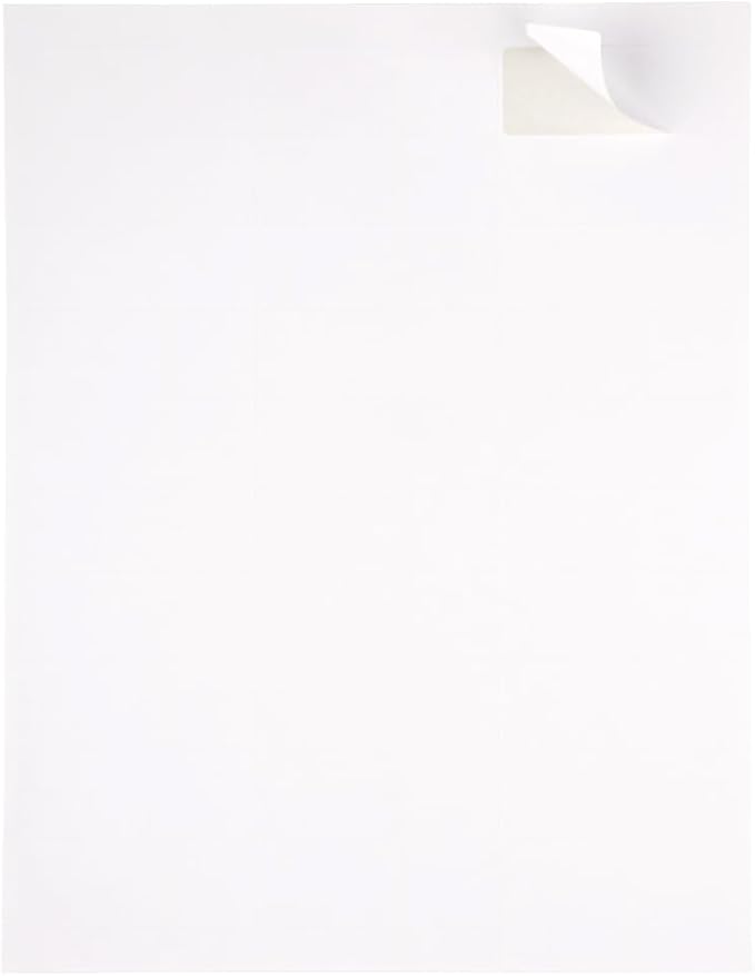 JAM PAPER Return Address Labels - Standard Mailing - 1 x 2 5/8 - White - 120 Shipping Labels/Pack