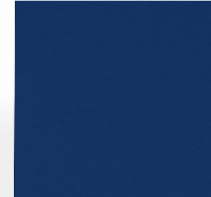 LUXPaper 8.5" x 11" Paper | Letter Size | Navy Blue | 80lb. Text | 50 Qty