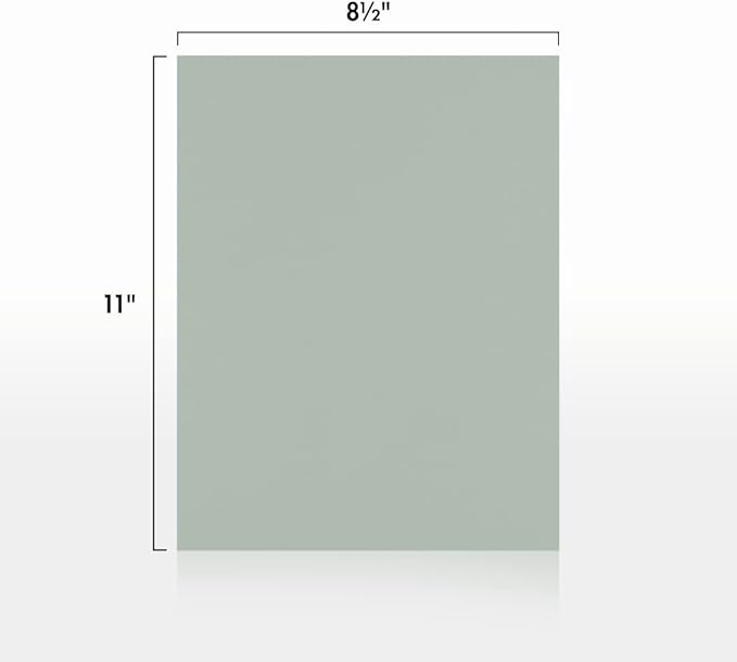 LUXPaper 8.5" x 11" Paper | Letter Size | Slate Gray | 70lb. Text | 250 Qty