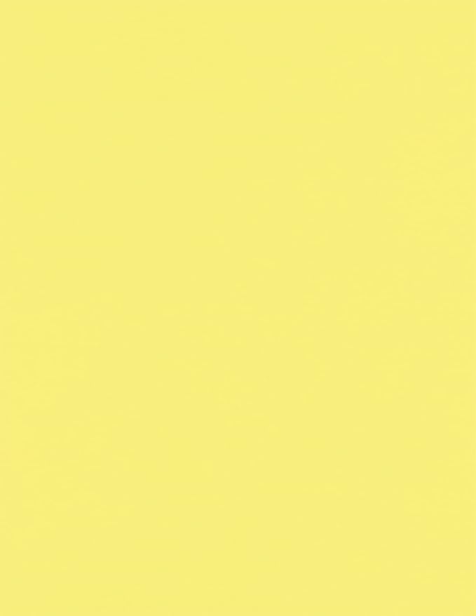 LUXPaper 8.5" x 11" Paper | Letter Size | Pastel Canary Yellow | 60lb. Text | 1,000 Qty