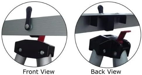 Lightweight Aluminum Flip-Chart Presentation Easel, Silver (4 Pack)