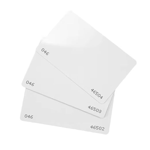 10 pcs 26 Bit Proximity CR80 Cards Weigand Prox Blank Printable Swipe Cards Compatable with ISOProx 1386 1326 H10301 Format Readers. Works with The vast Majority of Access Control Systems