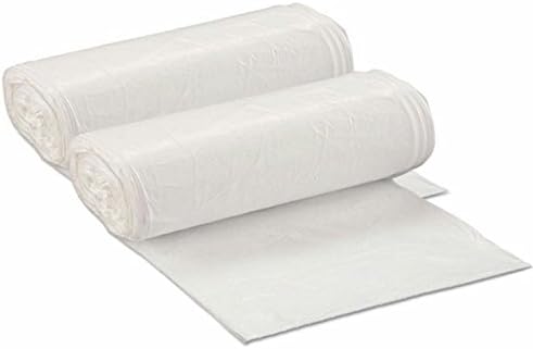 50 Shredder Bags, for Medium to Large Shredders, Quality, Strong, Clear, 30 to 33 Gallon Size, 2 Rolls of 25 Bags for Total of 50