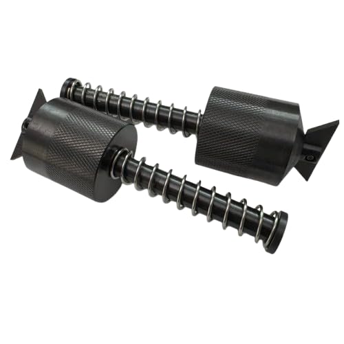 NEXFR Push Pins - Two Hole Pins Flange Pins, Black (Large)