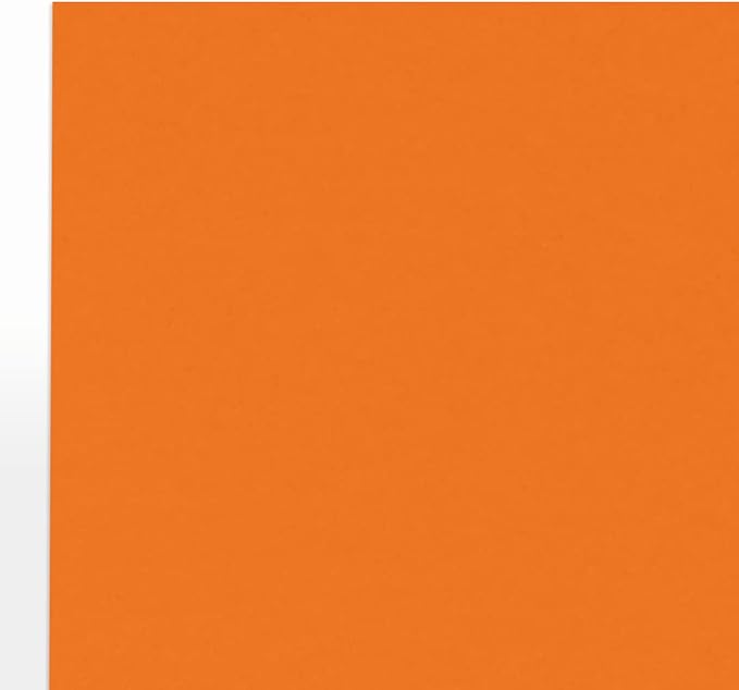 LUXPaper 8.5" x 11" Paper | Letter Size | Mandarin Orange | 80lb. Text | 1,000 Qty