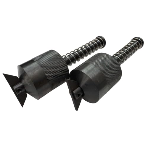 NEXFR Push Pins - Two Hole Pins Flange Pins, Black (Large)
