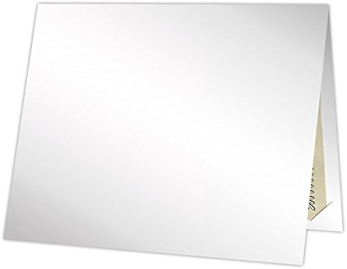 LUXPaper 9.5" x 12" Certificate Holders | White Gloss | 12pt. Cover | 250 Qty