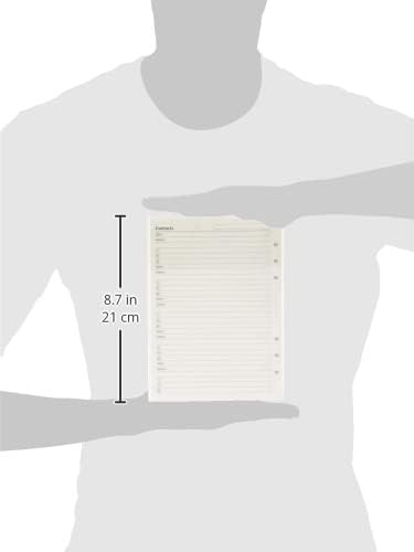 Filofax A5 Name/Address/Phone/Fax (B340206)