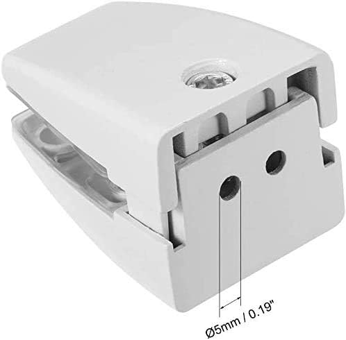 KSWLOR 20 PCS Office Desk Partition Support Bracket,Desk Divider Clamp Brackets Shelf Clip Clamp Holder Screen Clip Holders,Desk Privacy Screen Clips Clamps Sneeze Guard Bracket Support 0-1/2" Panel