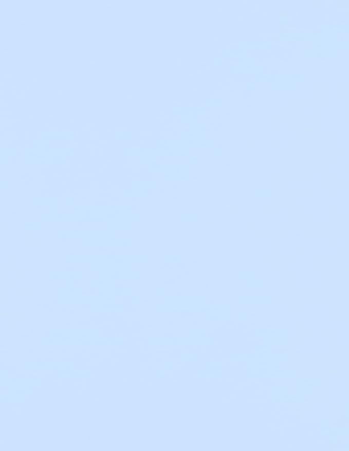 LUXPaper 8.5" x 11" Paper | Letter Size | Baby Blue | 80lb. Text | 50 Qty