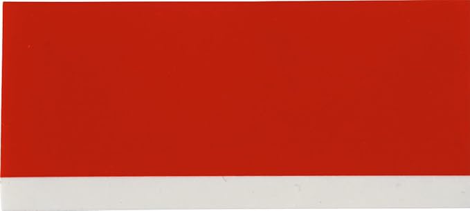 Brady Authentic (M21-500-595-RD) All-Weather Vinyl Label for Indoor/Outdoor ID, Lab and Equipment Labeling, White on Red- For M210, M210-LAB, M211, BMP21-PLUS and BMP21-LAB Printers, .5" W, 21' L