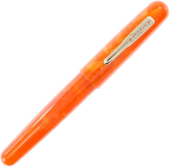 Conklin All American Fountain Pen in Sunburst Orange – Omniflex Nib, Vibrant Design & Flexible Craftsmanship – Ideal Gift for Pen Enthusiasts & Collectors