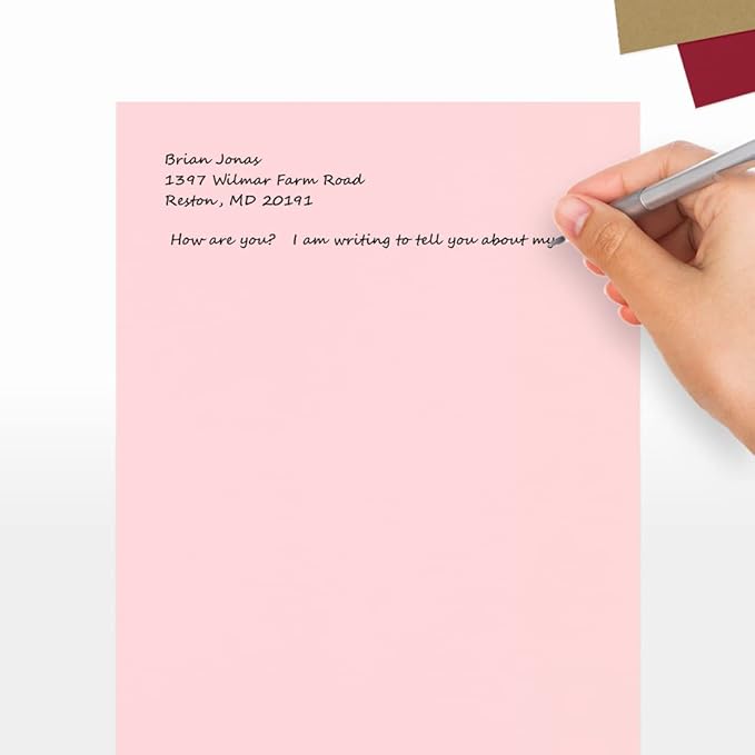 LUXPaper 8.5" x 11" Cardstock | Letter Size | Candy Pink | 100lb. Cover (183lb. Text) | 50 Qty