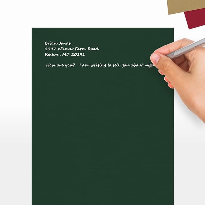 LUXPaper 8.5" x 11" Cardstock | Letter Size | Green Linen | 100lb. Cover (183lb. Text) | 1,000 Qty