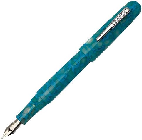 Conklin All American Fountain Pen in Turquoise Serenity – Broad Nib, Bold Design & Superior Craftsmanship – Ideal Gift for Professionals & Pen Enthusiasts