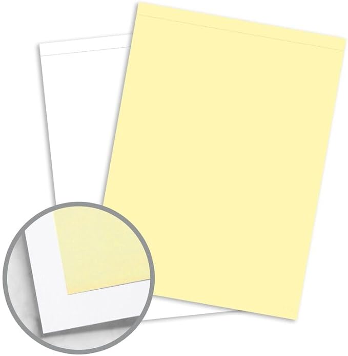 Limited Papers (TM), Carbonless Sheets, Superior, Pre Collated, Multi part, Bond Finish. (2 Part Straight, 8.5 x 11, White/Canary (5914), 1 Ream)