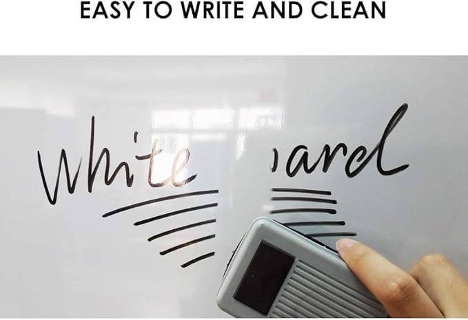 XIWODE 18x24 Inch Magnetic Dry Erase Whiteboard，Silver Aluminum Frame Wall-Mounted for Home School Office Conference Room