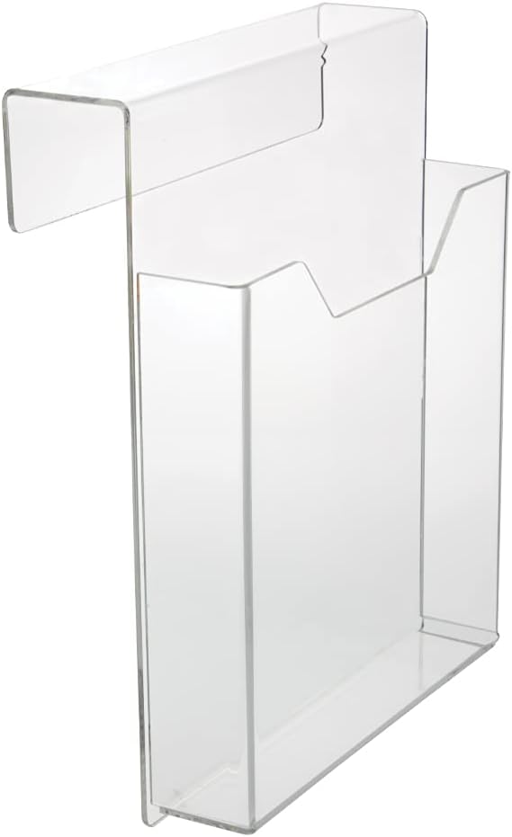 Clear Acrylic Cubicle Sign Holder, Name Plates, & File Holders