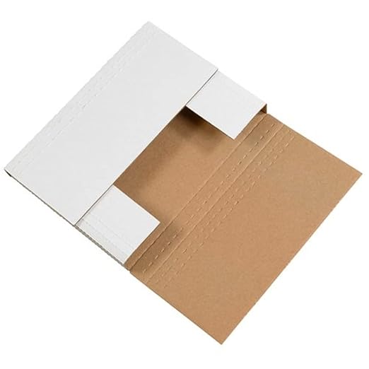 Tape Logic TLM302214 Jumbo Fold-Over Mailers, 30" x 22 1/2" x 1/4", White (Pack of 20)