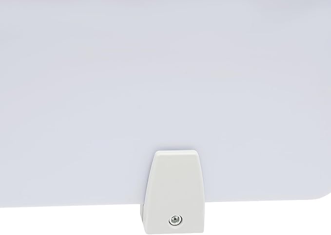 4 Pcs Desk Divider Privacy Panel, 23.6”L X15.8”W Frosted Acrylic Desk Privacy Panels with 8 Clamps for Offices Schools Call Centers (White)