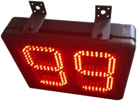 8" 2 Digits Lap Counter LED Timer Semi-Outdoor Seconds Countdown/up Timer IR Remote Control LED Digital Timer