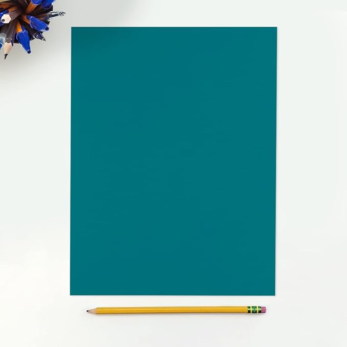 LUXPaper 8.5" x 11" Paper | Letter Size | Teal | 80lb. Text | 50 Qty
