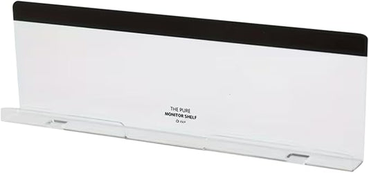 Acrylic Monitor Memo Board, 26x8.2x2.3cm Sticky Note Organizer for Computer Screen, Office, Desktop, Work, Business, Home, Laptop, Accessories