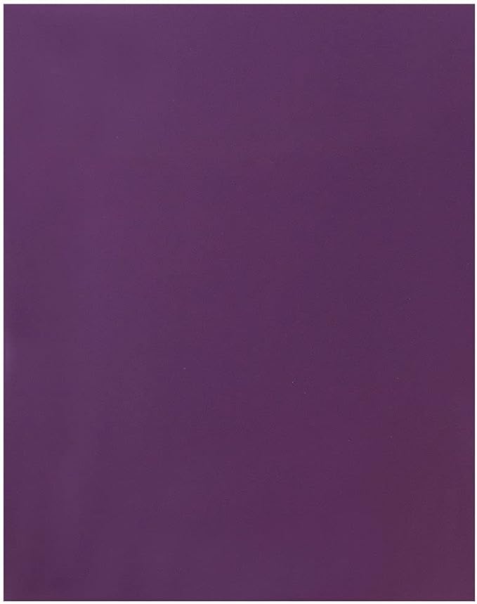 JAM PAPER Laminated Two Pocket Glossy School Folders - Letter Size - High Gloss Purple - Bulk 25/Pack