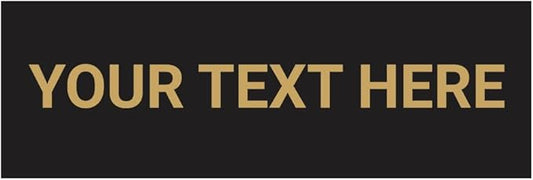 Basic Custom Personalizable Wall or Door Sign | Your Custom Message | Enter Your Text | Easy to Install Comes With Strong 2 Sided Foam Tape | Business and Property Signs | Made in the USA