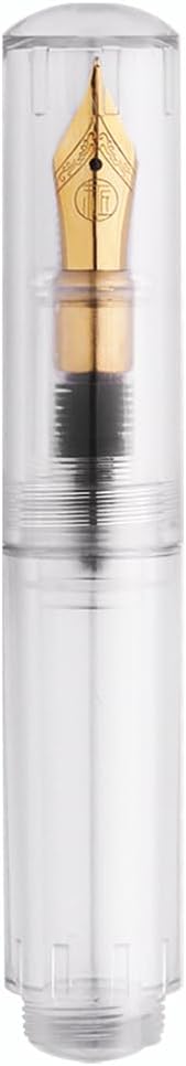 czxwyst Majohn Wancai 2.0 Mini Pocket-Size Eyedropper Fountain Pen (EF Nib 0.38mm, Transparent)