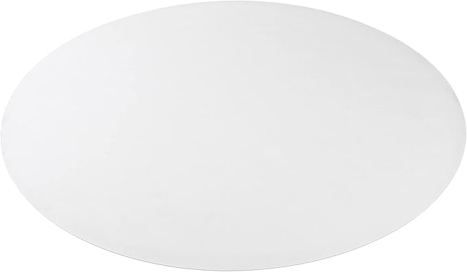 DESKU - Circle Gaming Chair Mat, Computer and Office Chair Mat for Hard Floors, Clear, 46 Inches, Made in The USA