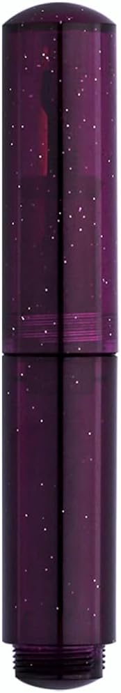 czxwyst Majohn Wancai 2.0 Mini Pocket-Size Eyedropper Fountain Pen (EF Nib 0.38mm, Starry Purple)