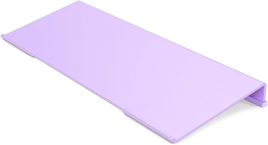 BEEGO Ergonomic Computer Keyboard Stand - Purple Acrylic Keyboard Riser Tilted Keyboard Holder Keyboard Tray with Purple Non-Slip Strip for Easy Typing at Home School Office Desk Accessories