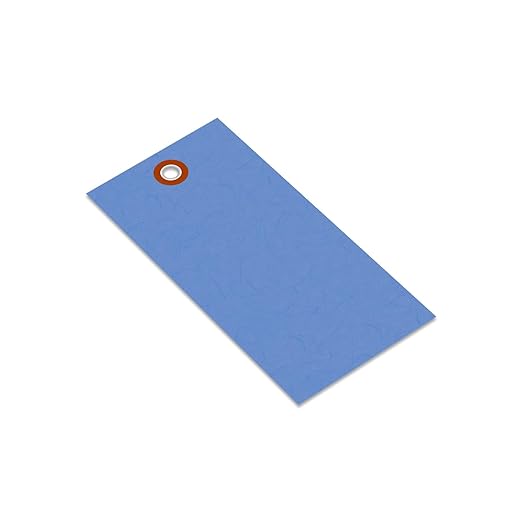 SmartSign Blue Shipping Tags, Size #5, Pack of 1000 | 4 3/4" x 2 3/8"